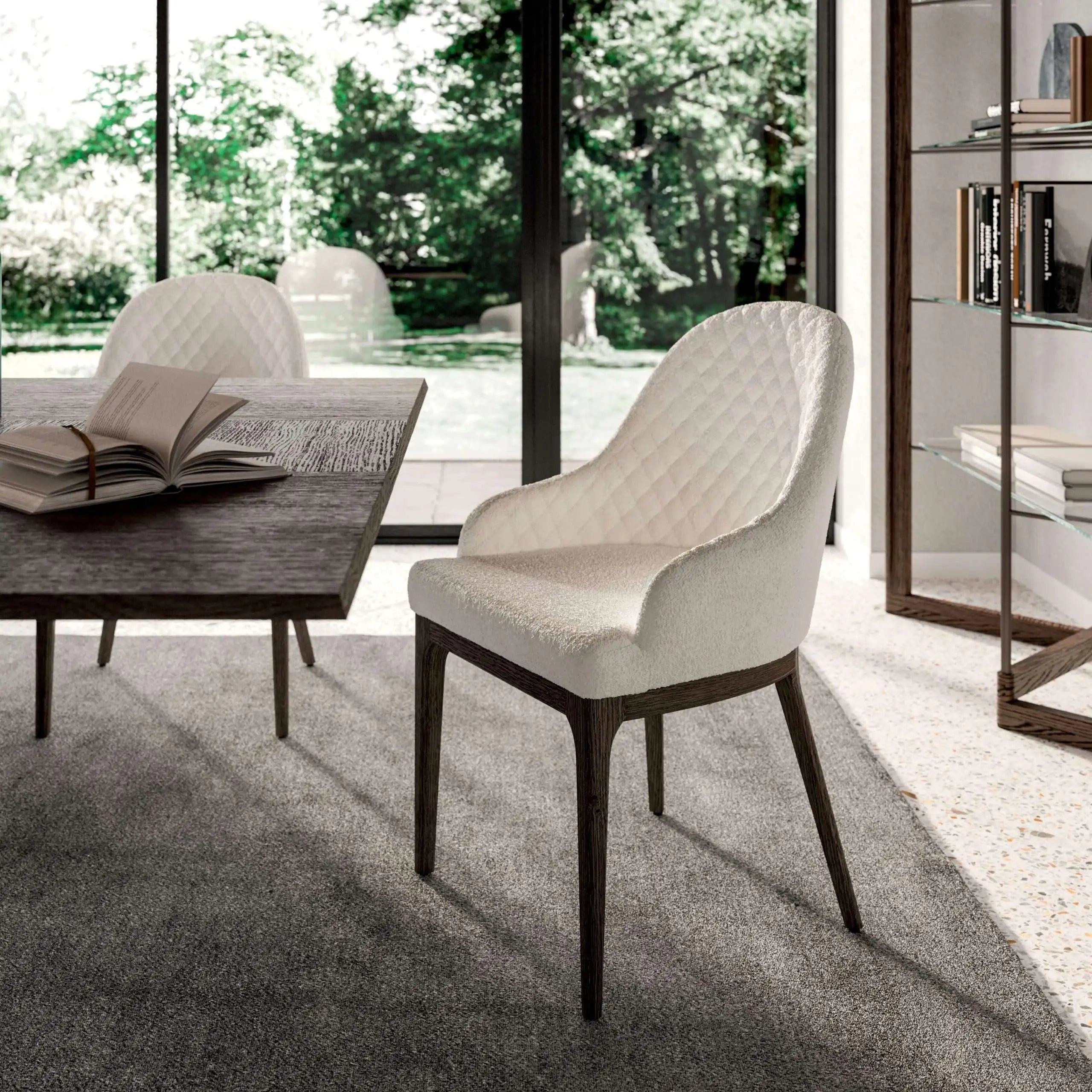 chaise design italien cuir 