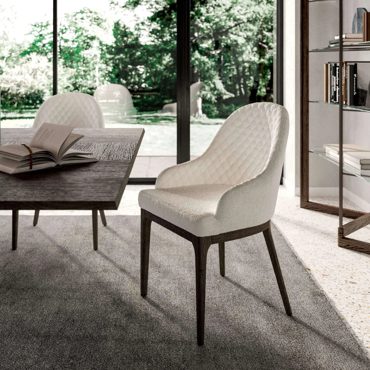 chaise design italien cuir 