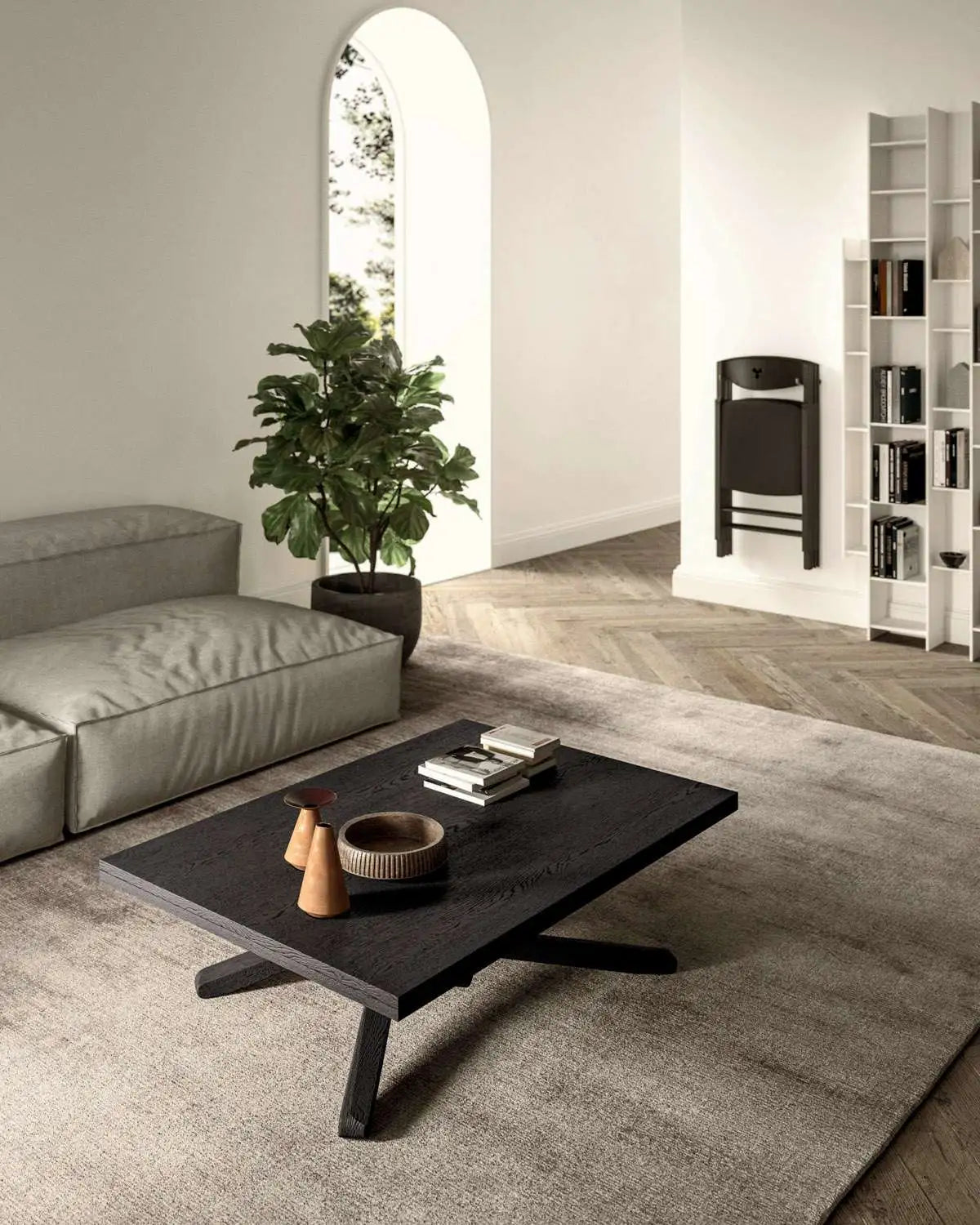 table basse transformable bois