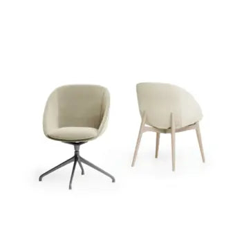 chaise coque pivotante 