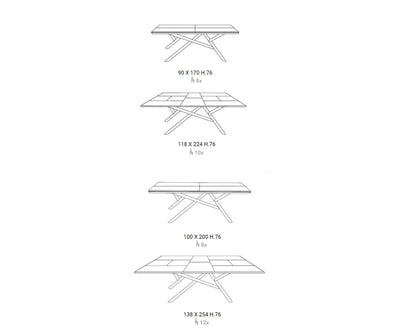 table marbre extensible