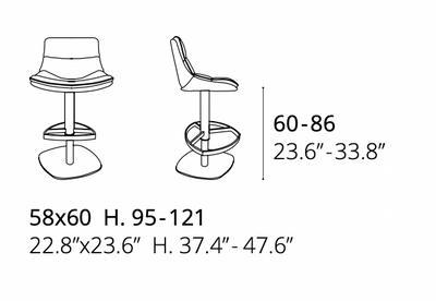 chaise haute ajustable en hauteur 