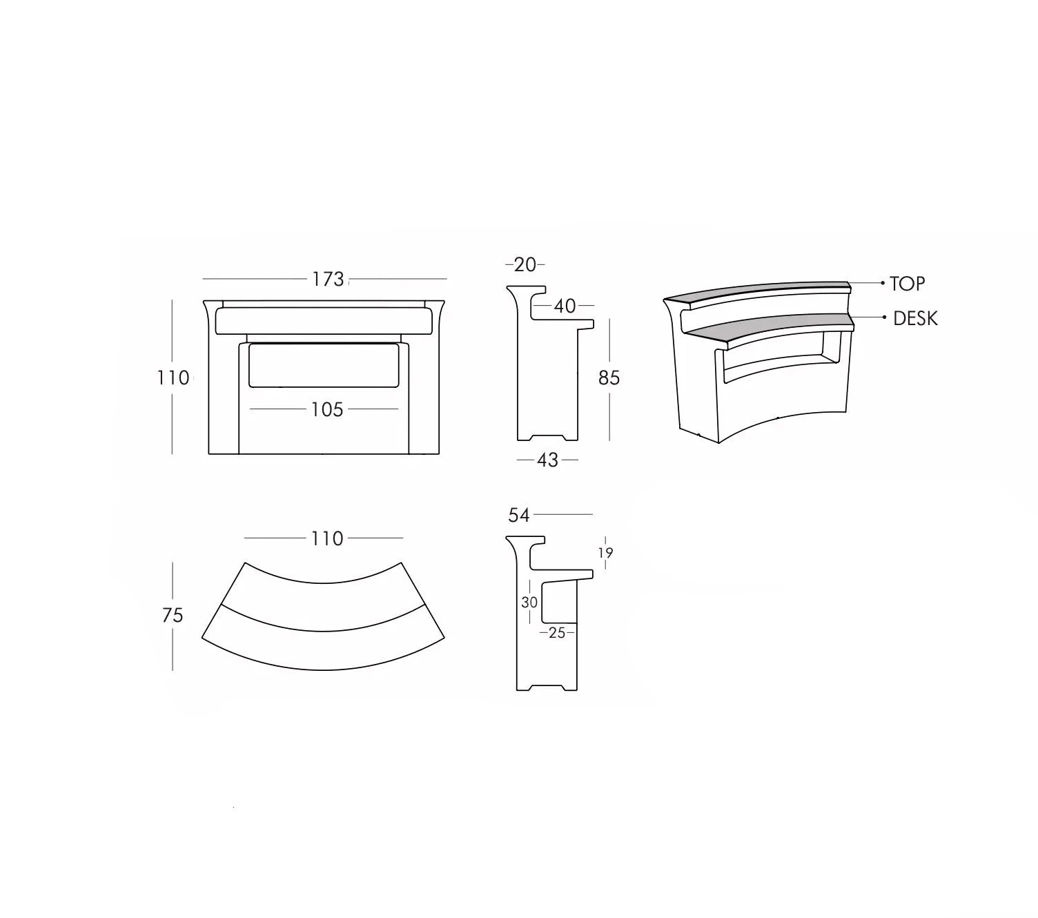 Bar Break - Module Arrondi LED
