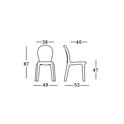 Chaise de Jardin - Chloé (x2)