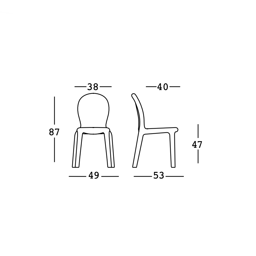 Chaise de Jardin - Chloé (x2)
