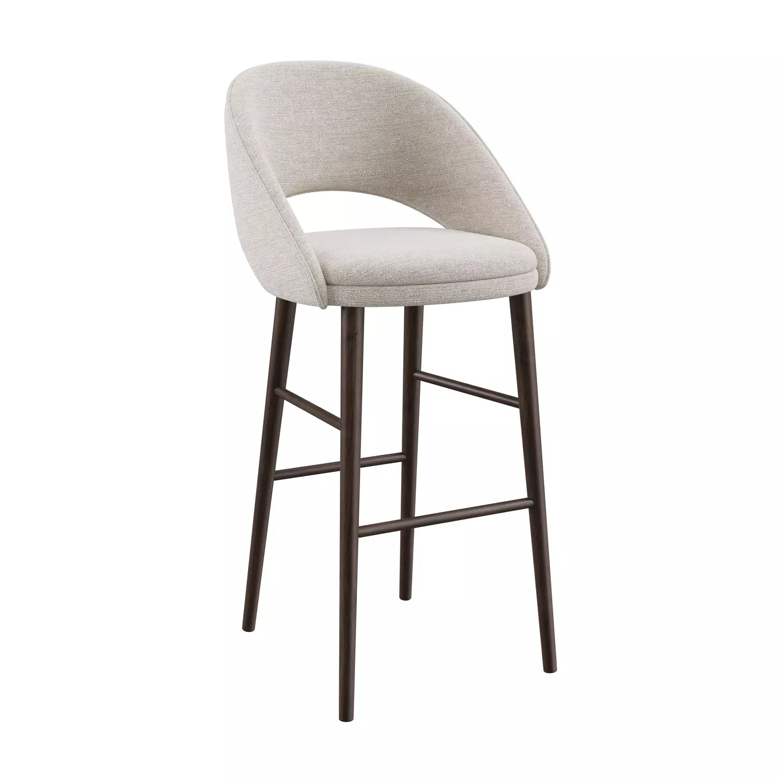 Chaise-Bar-Tissu-Bouclette