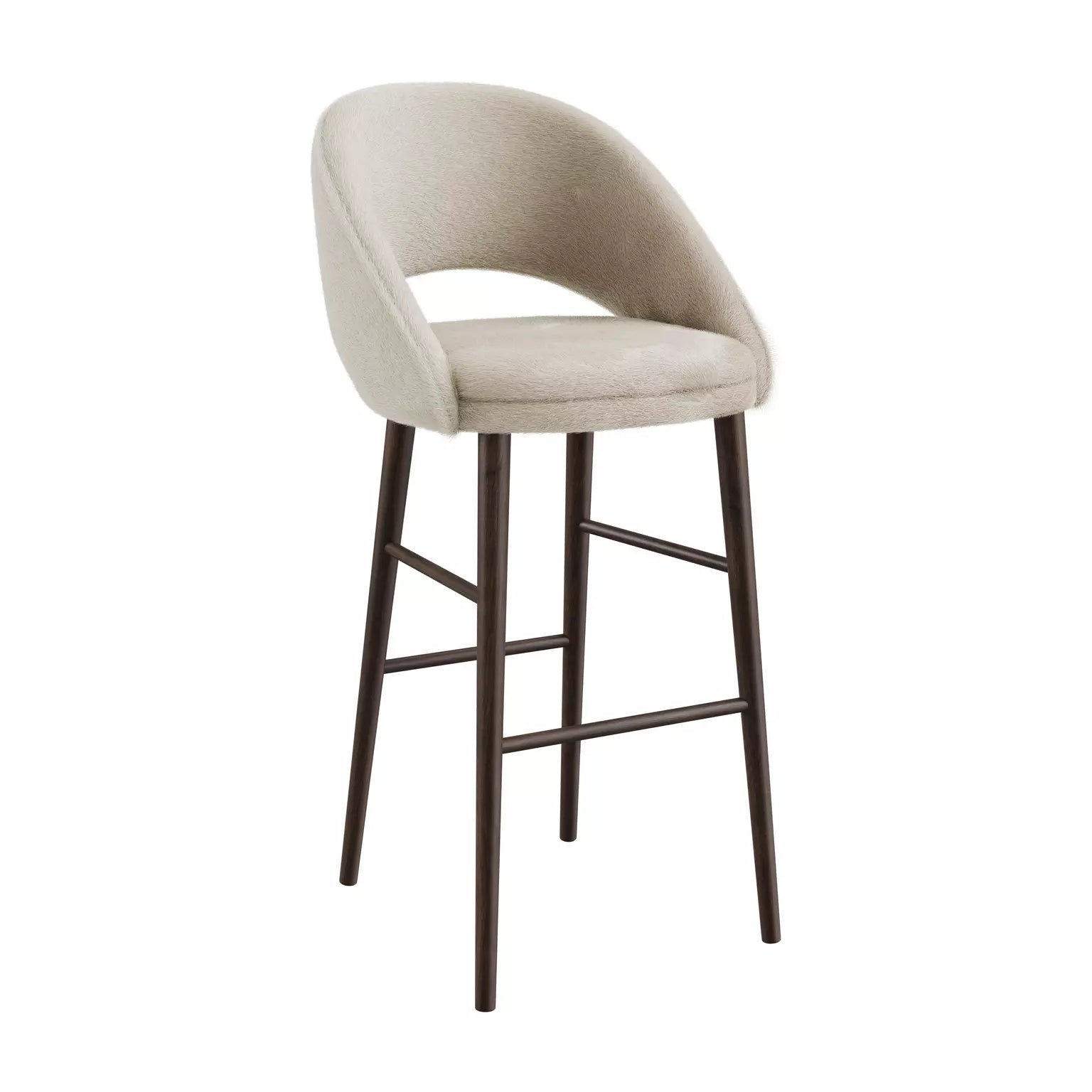 Chaise-Bar-Tissu-Bouclette