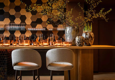 Chaise-Bar-Tissu-Bouclette