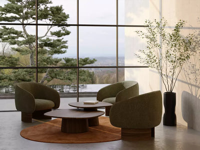 Fauteuil-Bois-Velours