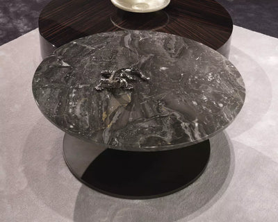 Table-Basse-Ronde-Marbre-Noir-design