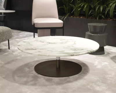 Table-Basse-Ronde-Marbre-Noir-haut-gamme