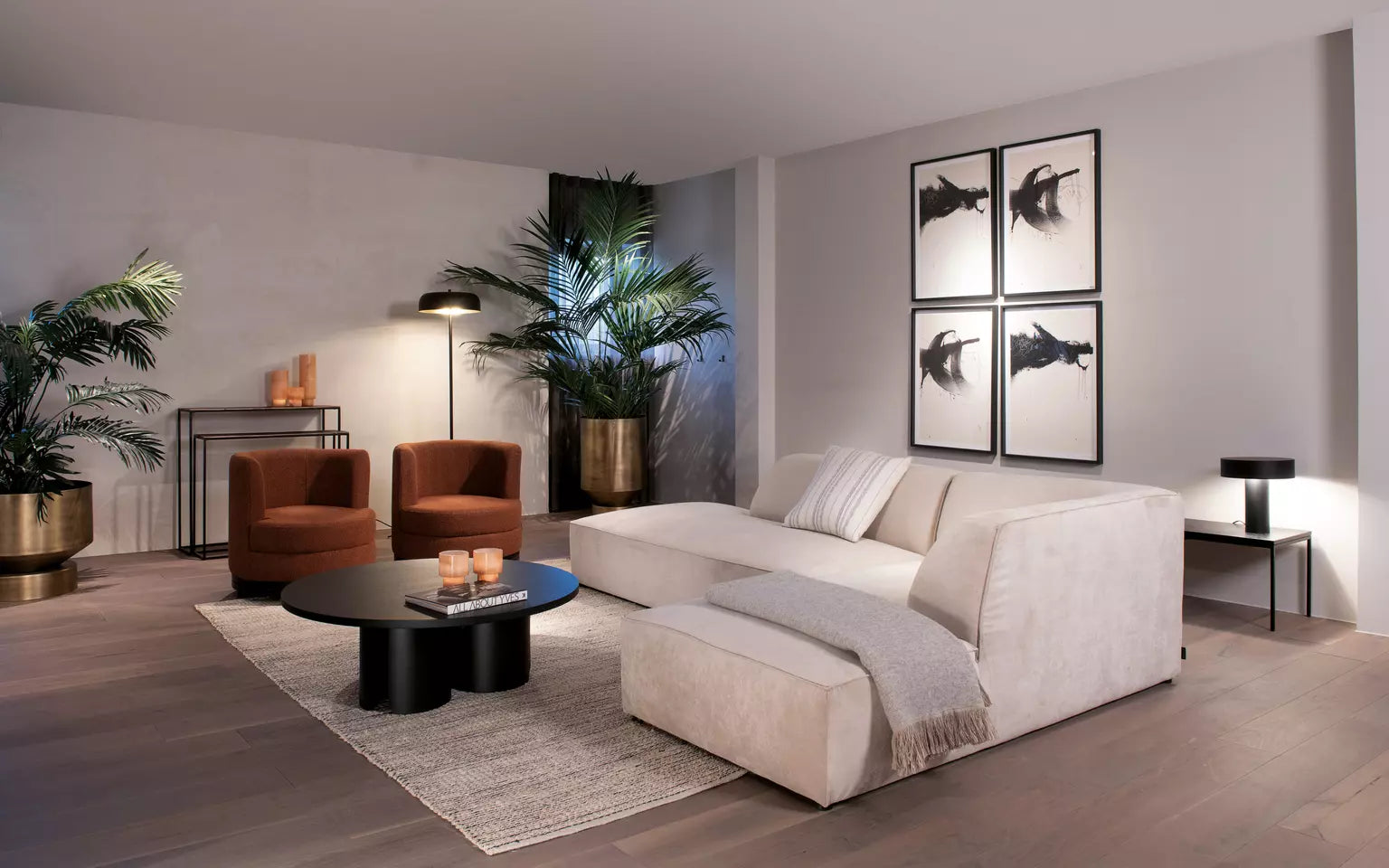 Table-Basse-Ronde-Metal-Industriel-Salon