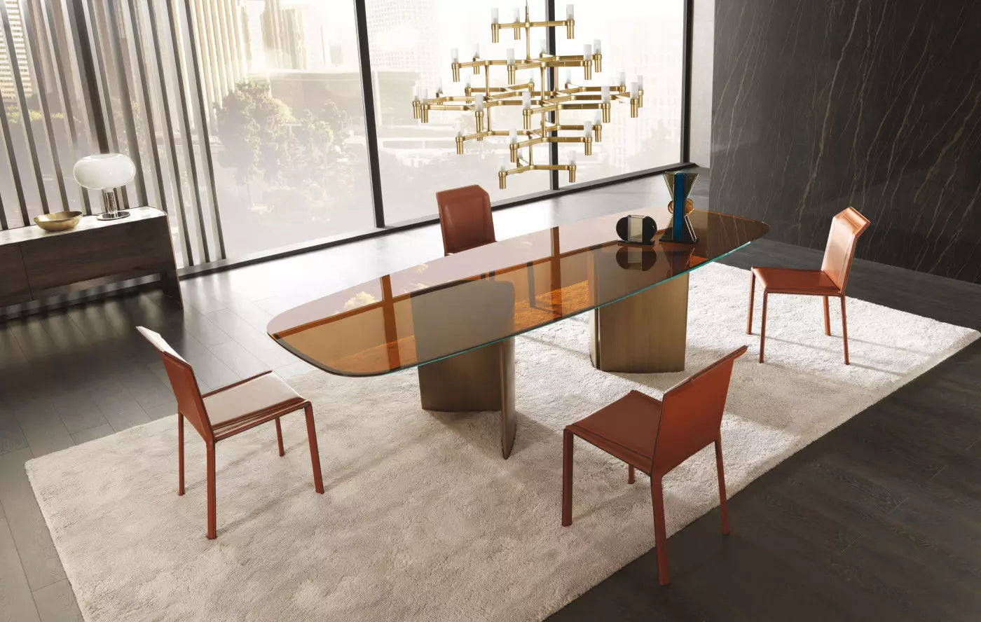 Table-Design-Luxe-Verre-Bois-hotel