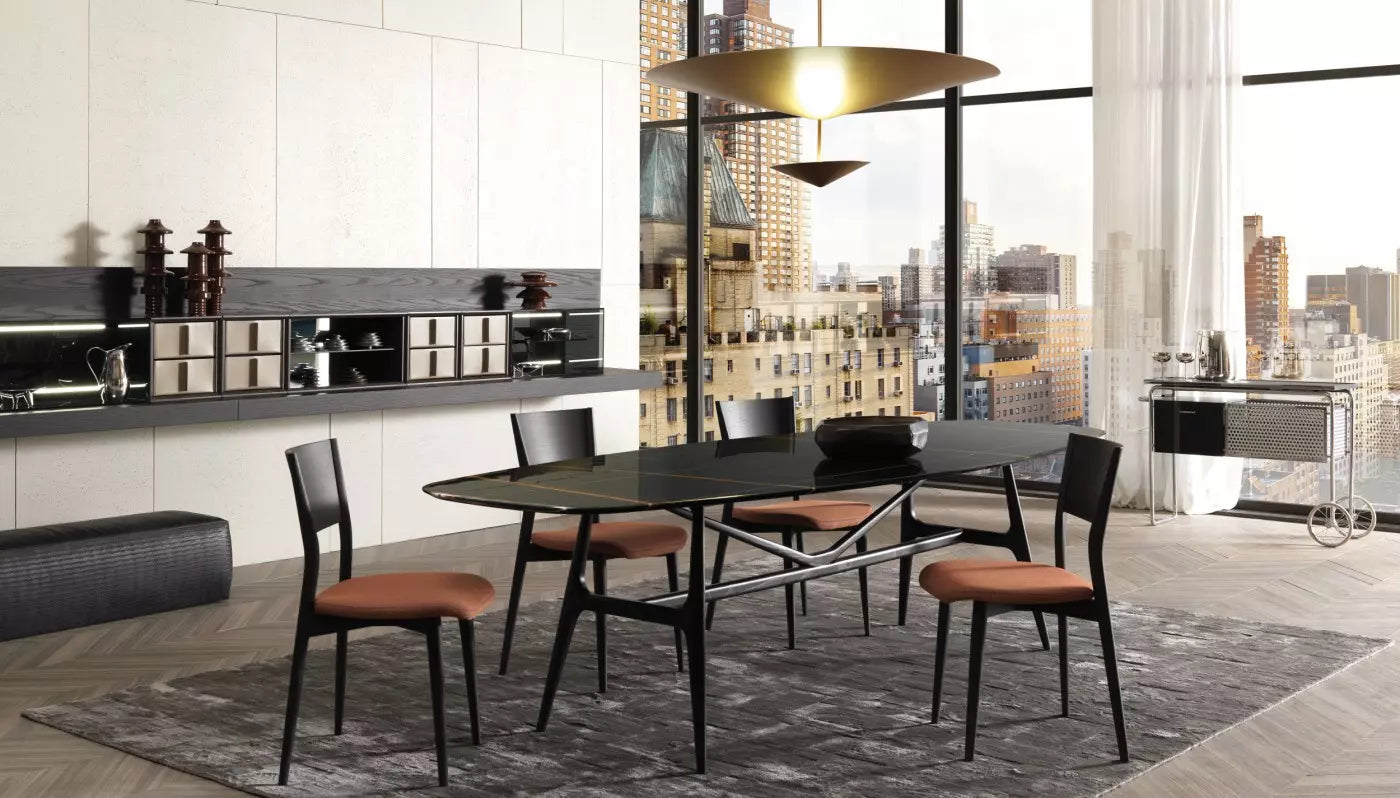 Table-Repas-Marbre-Noir-hotel