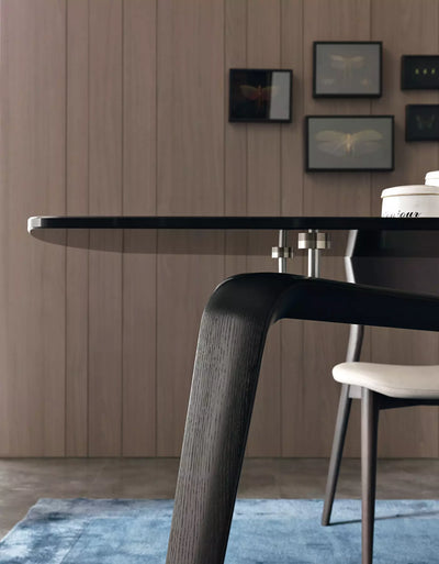Table-Repas-Verre-Fume-Noir-Design-interieur-original