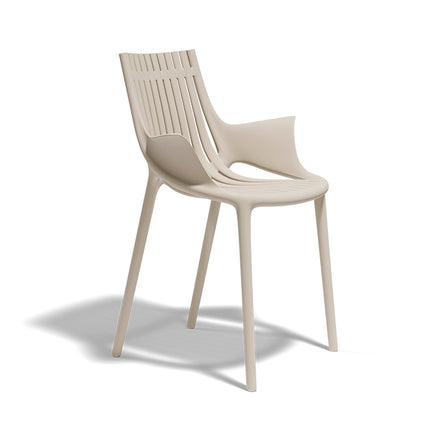Chaise avec accoudoirs tube