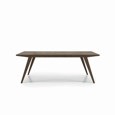 table en bois noir rectangulaire