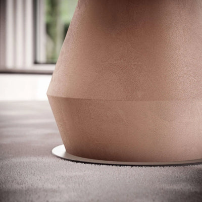 table ceramique extensible pied central