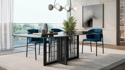 chaise design confortable cuir et metal 