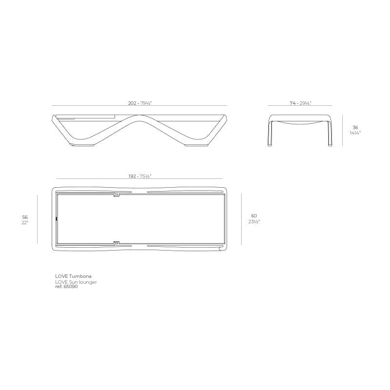 Bain de Soleil Collection Love Professionnel Blanc Vondom