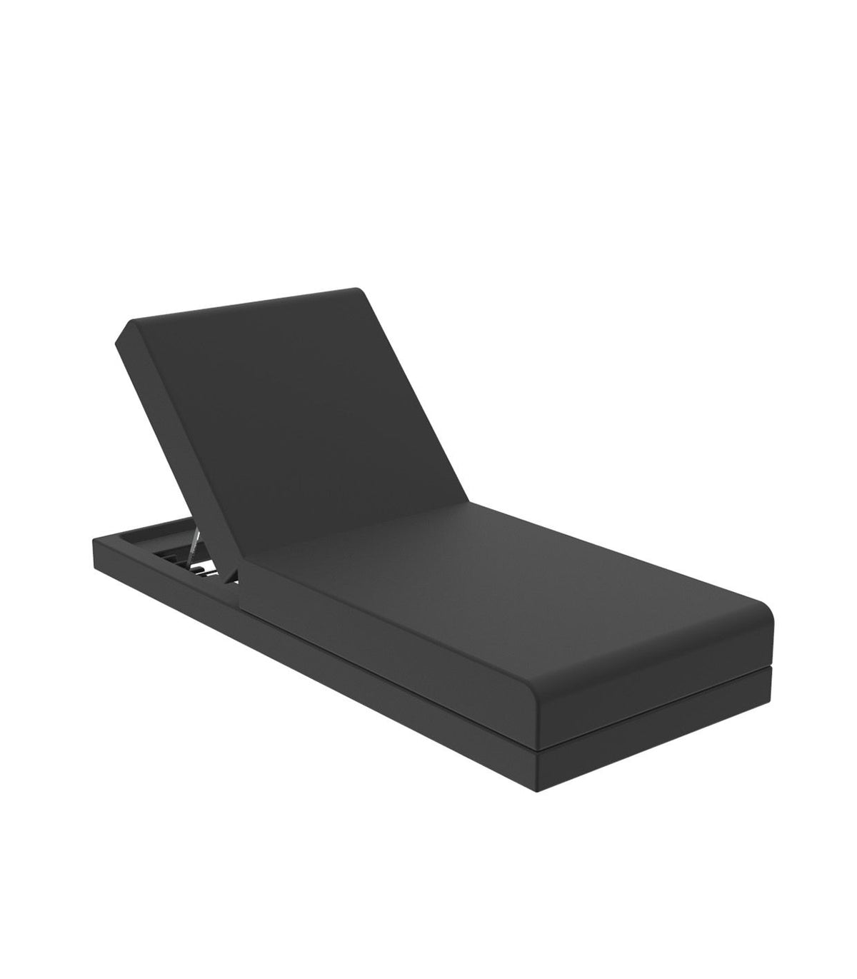 Bain de Soleil Collection Pixel Plat mais Confortable Couleur structure Noir Vondom