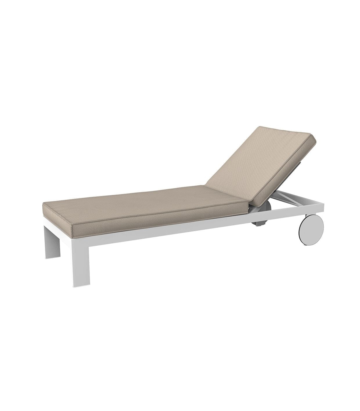 Bain de Soleil Collection Posidonia avec Grande Roue Couleur structure Aluminium blanc Vondom
