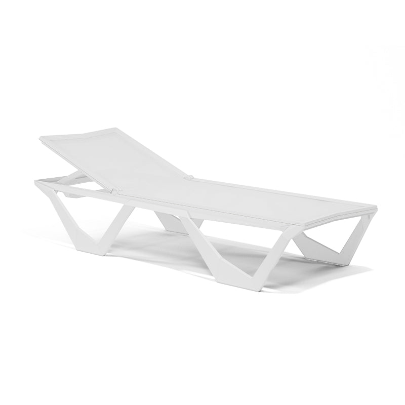Bain de Soleil Collection Voxel Empilable Couleur Blanc Vondom