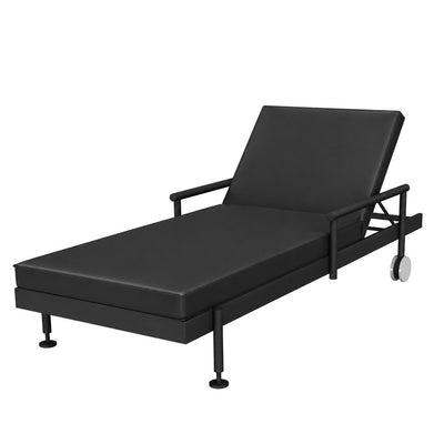 Bain de soleil Hamptons aluminium noir Vondom