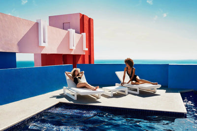 Bains de Soleil Collection Frame Design avec Matelas Vondom - 7
