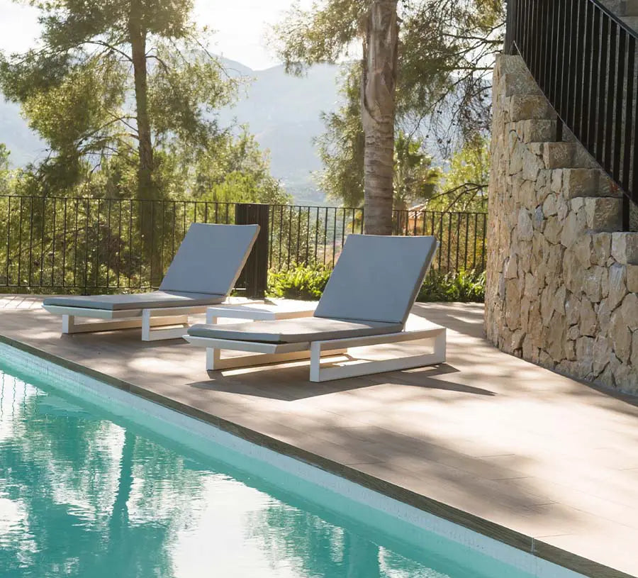 Bains de Soleil Collection Frame Design avec Matelas Vondom - 8