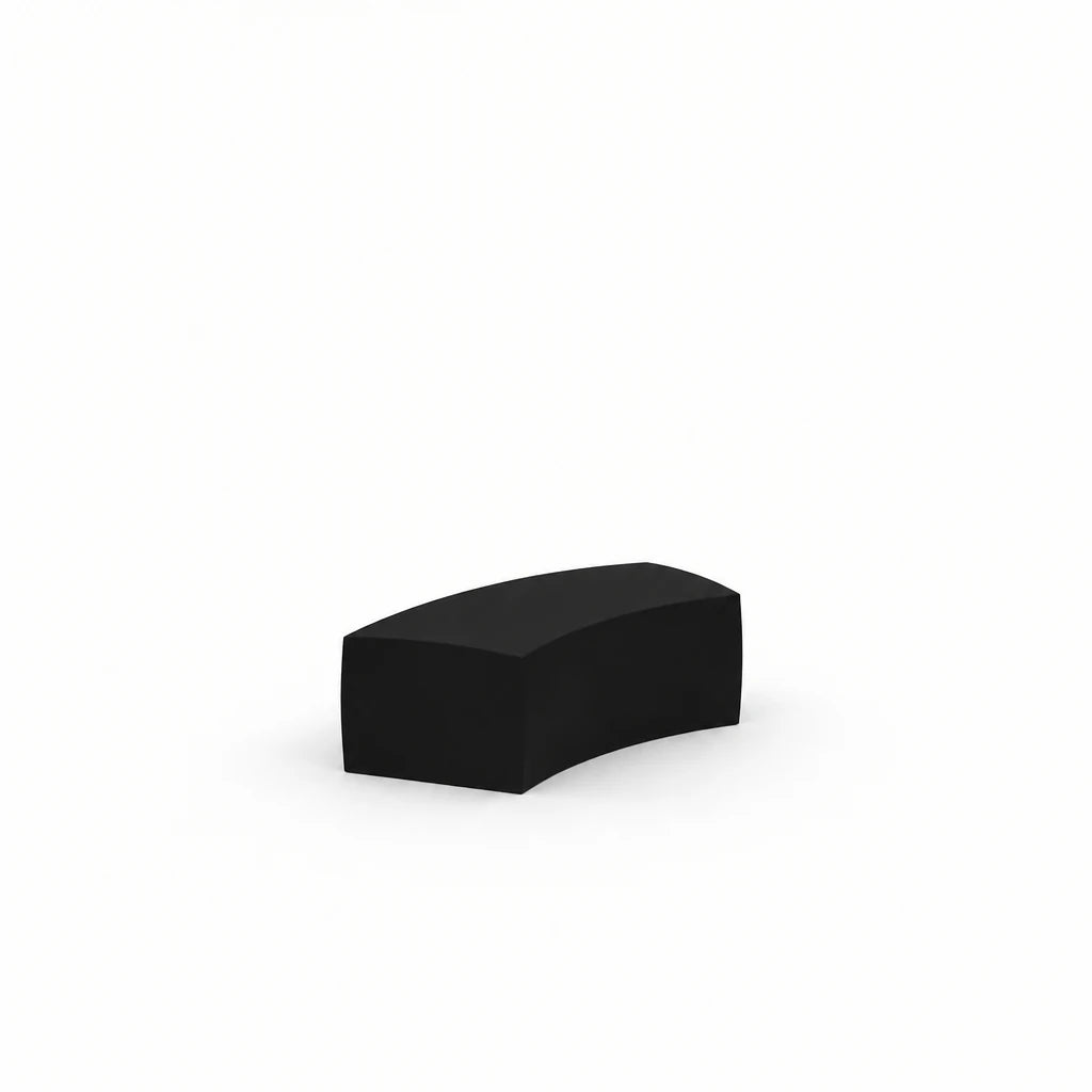 Banc Modulable Exterieur Collection And Modèles 133x65x47 cm Couleur Noir Vondom