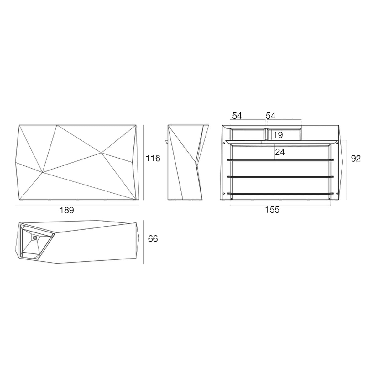 Bar Collection FAZ Module Central avec Bac à Glaçons Lumineux Vondom - 7