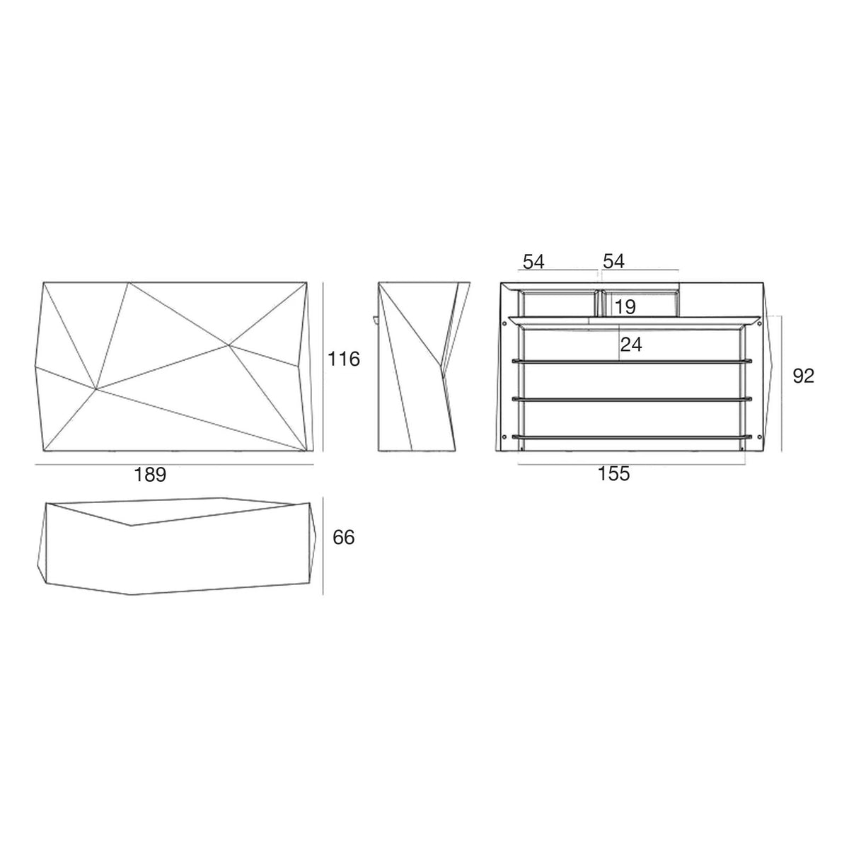 Bar FAZ Module Central Collection Faz Cosy Vondom