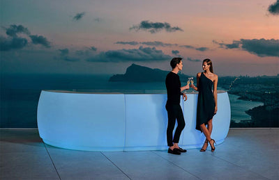 Bar Fiesta Comptoir avec Rangement Collection Bar Fiesta Vondom | Comptoirs Modulaires, LED & Équipements - 10