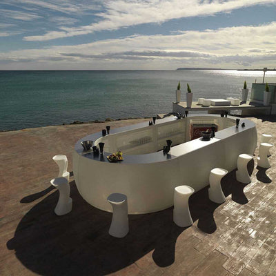 Bar Fiesta Comptoir avec Rangement Collection Bar Fiesta Vondom | Comptoirs Modulaires, LED & Équipements - 5
