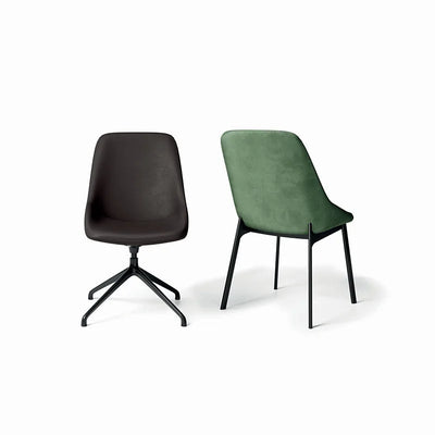chaise coque pivotante 