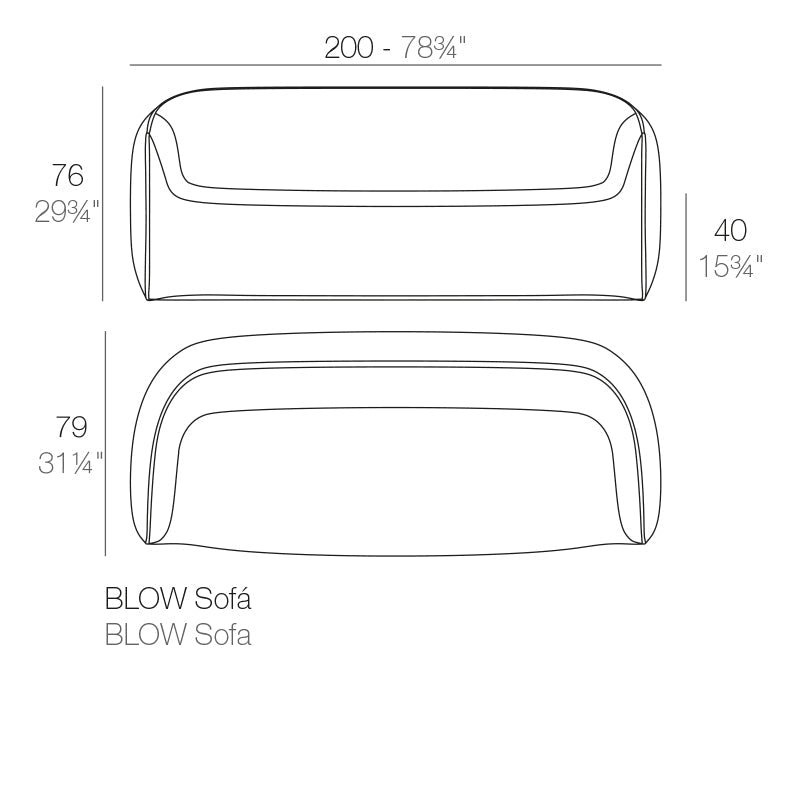 Canapé Collection Blow Vondom