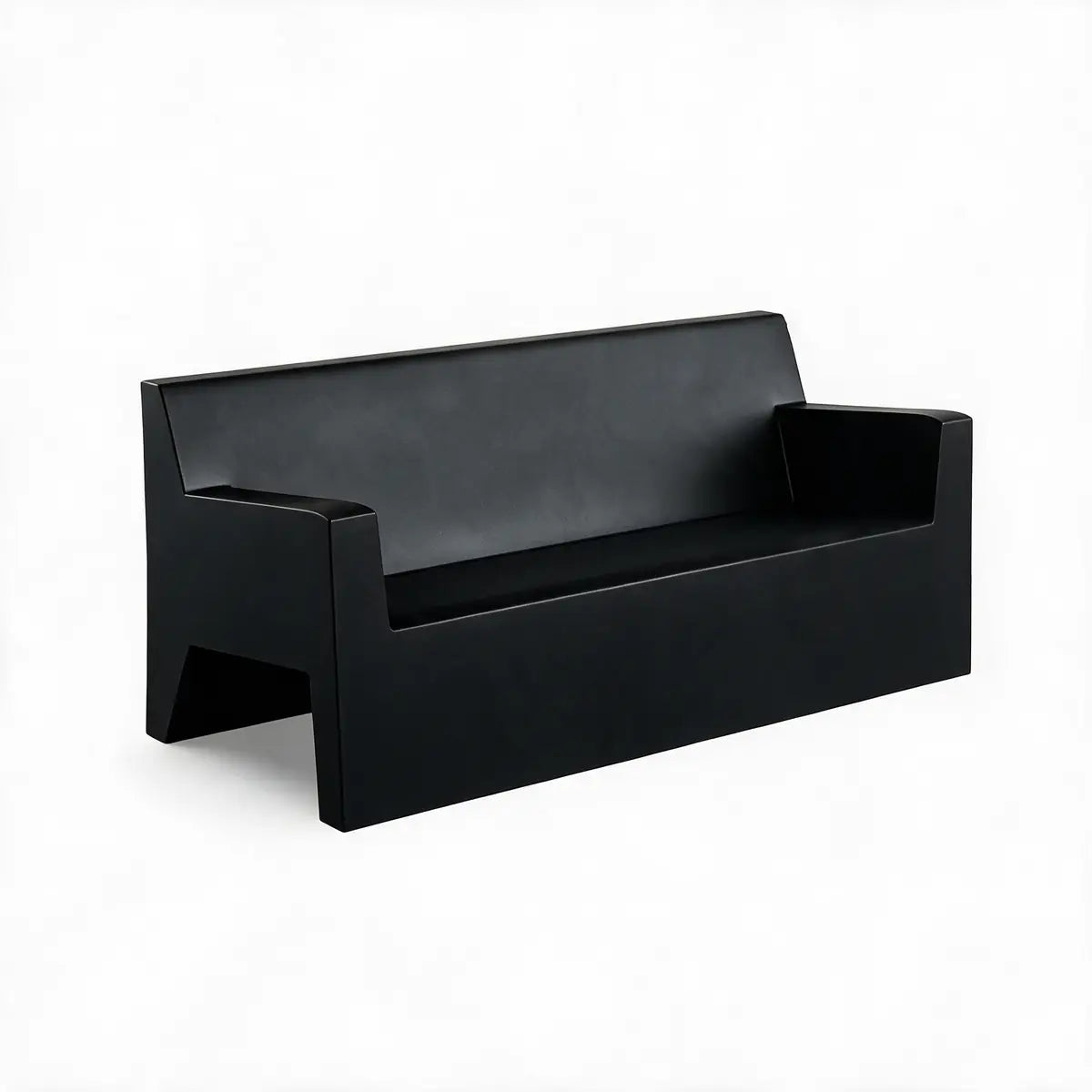 Canape Collection Jut Vondom Finition Mate Couleur Noir