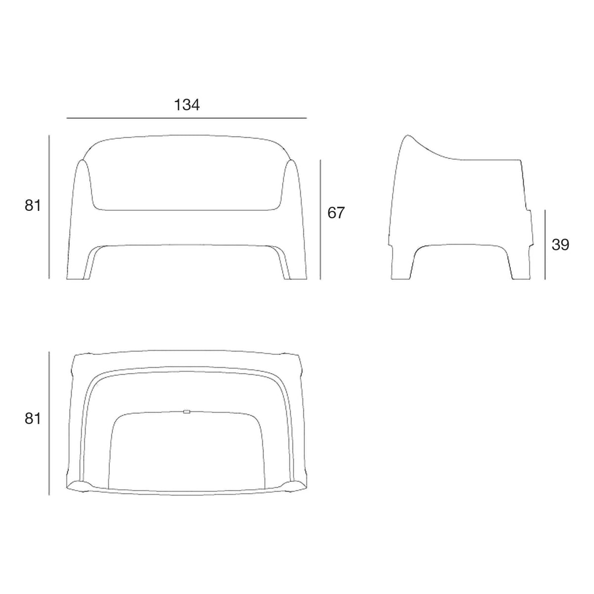 Canapé Collection Solid Vondom