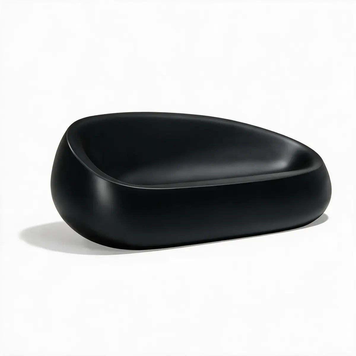 Canapé Collection Stone Vondom Finition Mate Couleur Noir