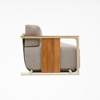 Canapé Collection Tulum 3 Places Couleur bois Bois de teck naturel Vondom - 2