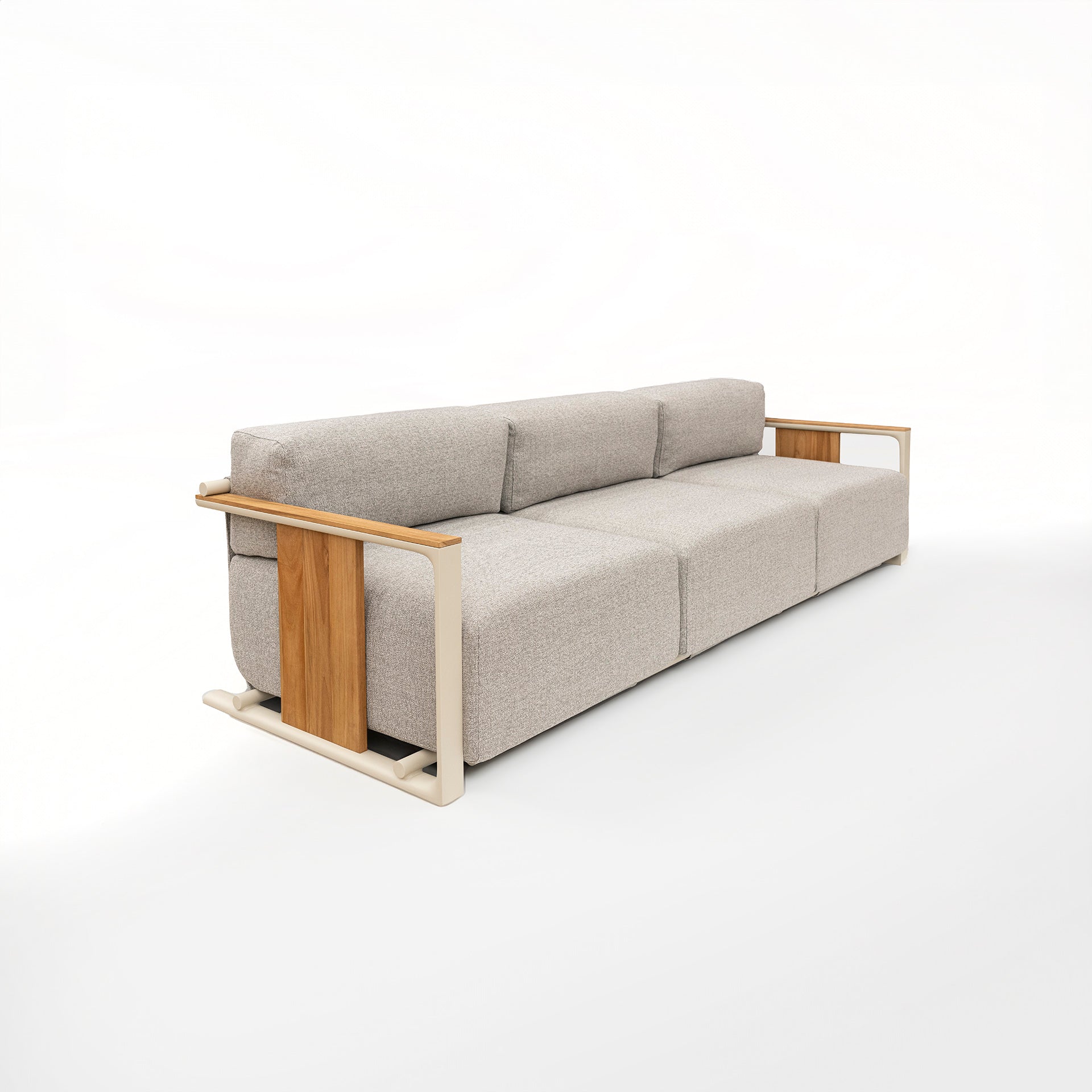 Canapé Collection Tulum 3 Places Couleur bois Bois de teck naturel Vondom - 3