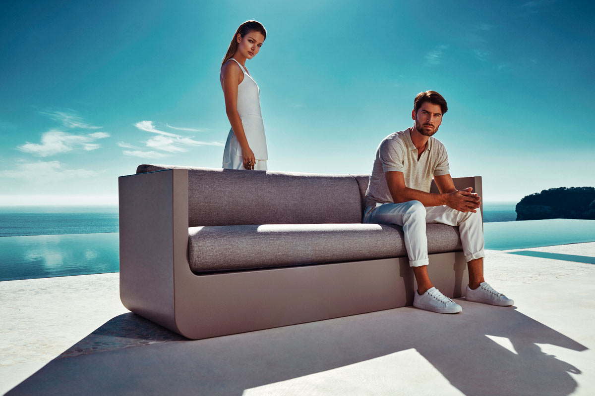 Canapé Collection ULM Vondom Finition structure Mate - 5