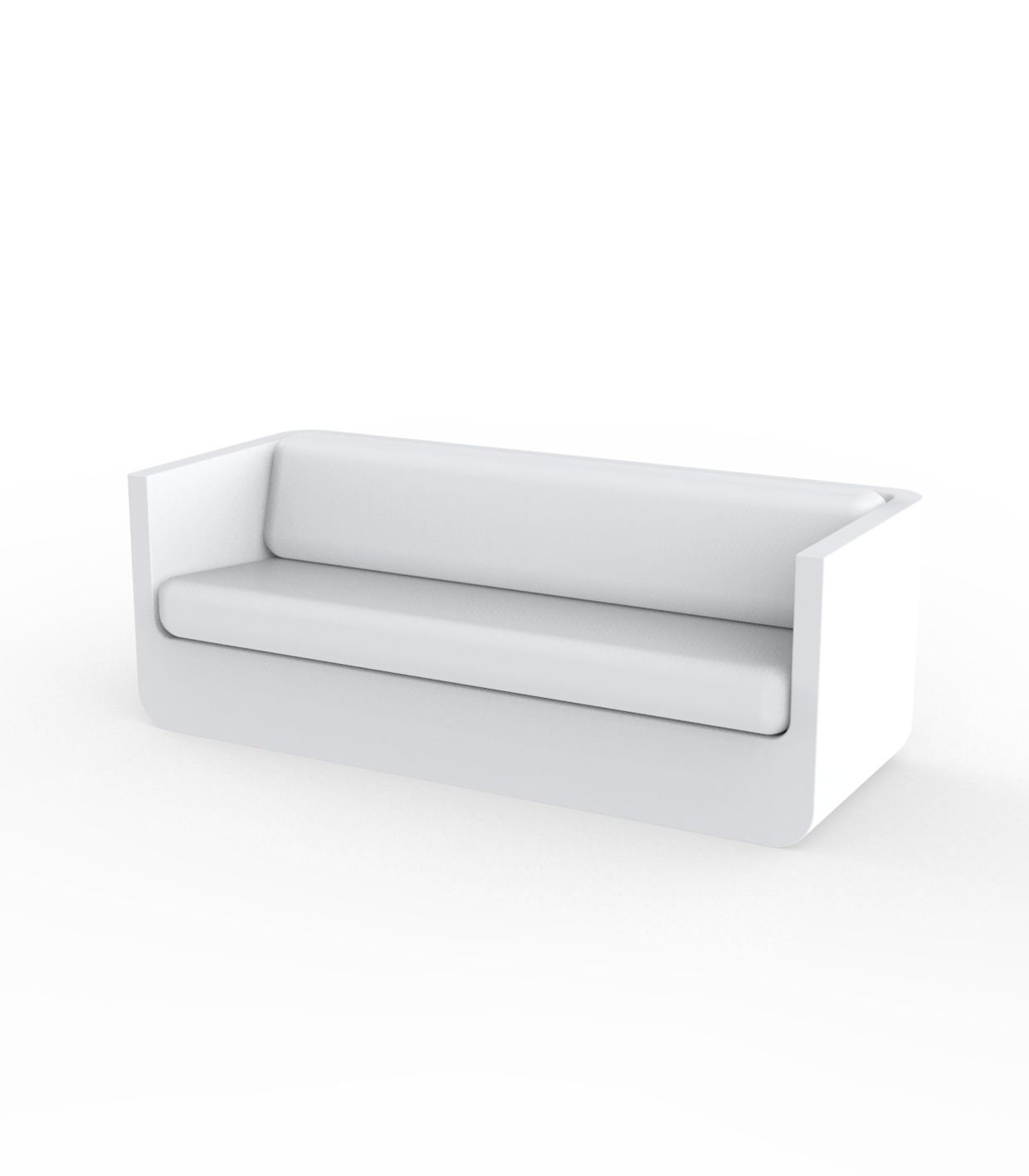 Canapé Collection ULM Vondom Finition structure Mate Couleur structure Blanc
