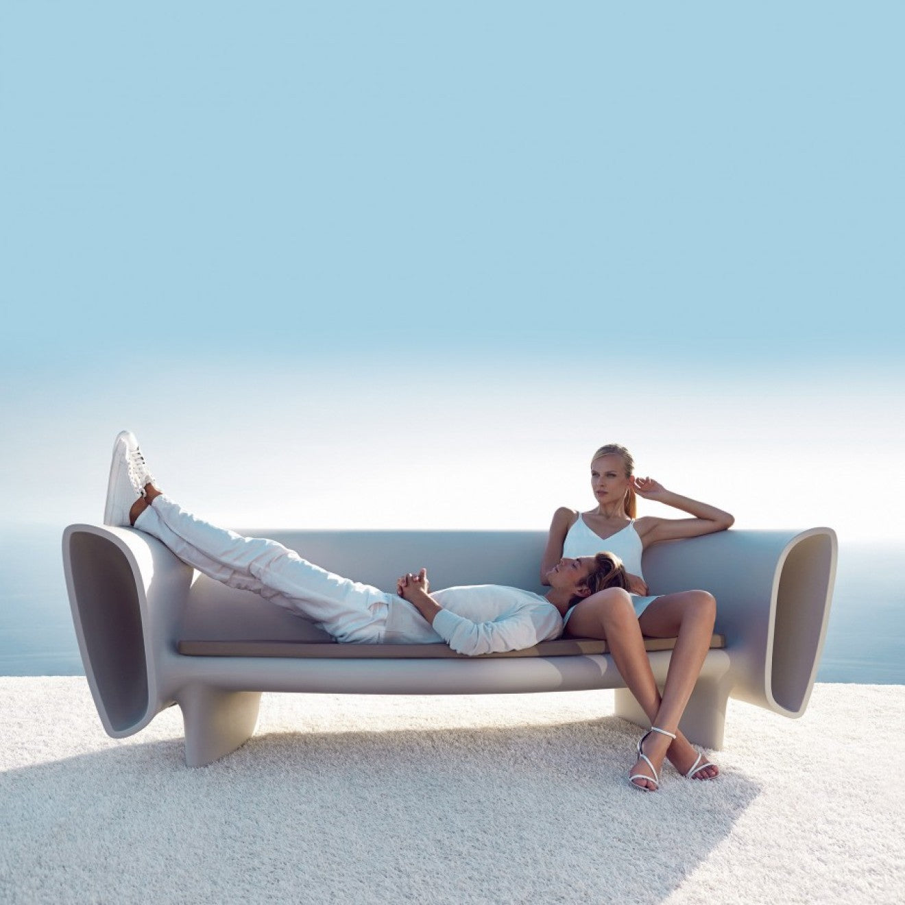 Canapé de Jardin en Plastique Moulé - Collection Bum Bum Vondom - 2