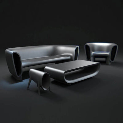Canapé de Jardin en Plastique Moulé - Collection Bum Bum Vondom - 5