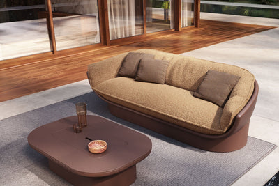 Canapé d'Extérieur 200 cm de Largeur Finition structure Mate - Collection Luna Vondom - 2