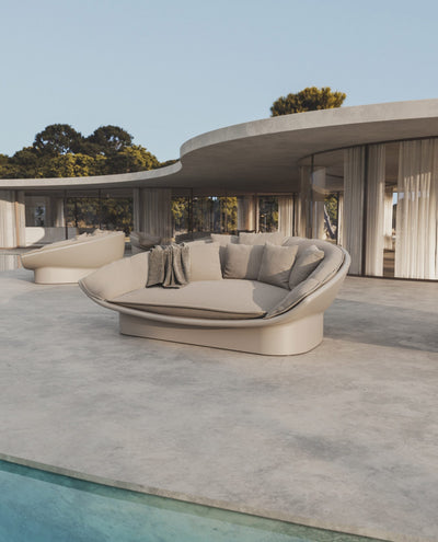 Canapé d'Extérieur 200 cm de Largeur Finition structure Mate - Collection Luna Vondom - 3