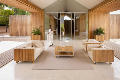 Canapé d'Extérieur 3 Places en Bois - Collection Vineyard Vondom - 4