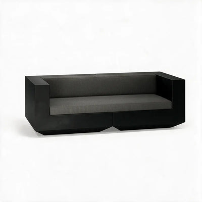 Canapé Extérieur Vondom Collection Vela Finition structure Mate Couleur structure Noir